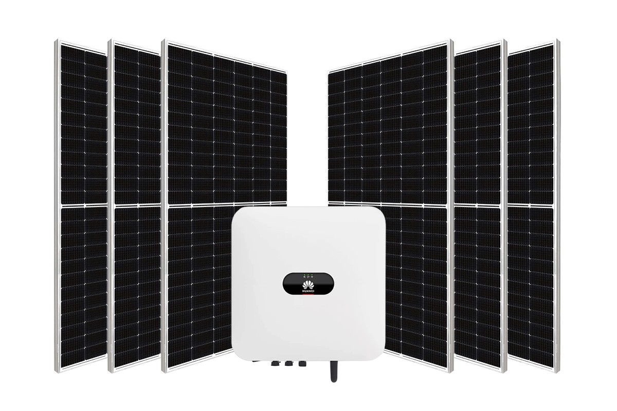 Kit Invertor Hibrid Monofazat Huawei 3KW si 6 panouri Canadian Solar 555W, KIT3KW-MONO-GS555W