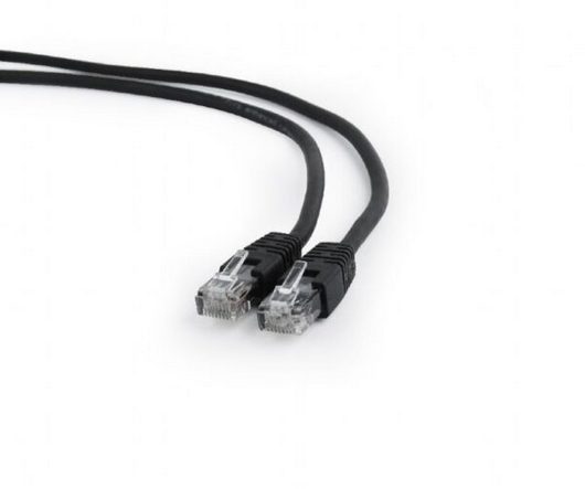 Patch cord UTP Gembird Cat6 negru PP6U-2M/BK