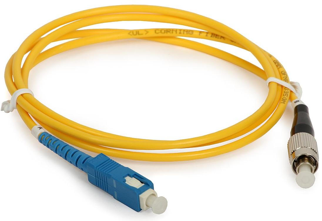 Patchcord pentru fibra optica Single Mode, 1m, SC-FC simplex, Safer L3213
