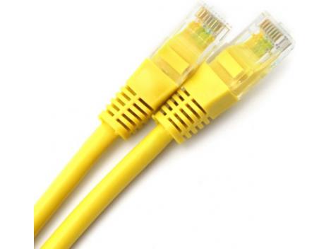 Patchcord retea CAT5 2M Galben