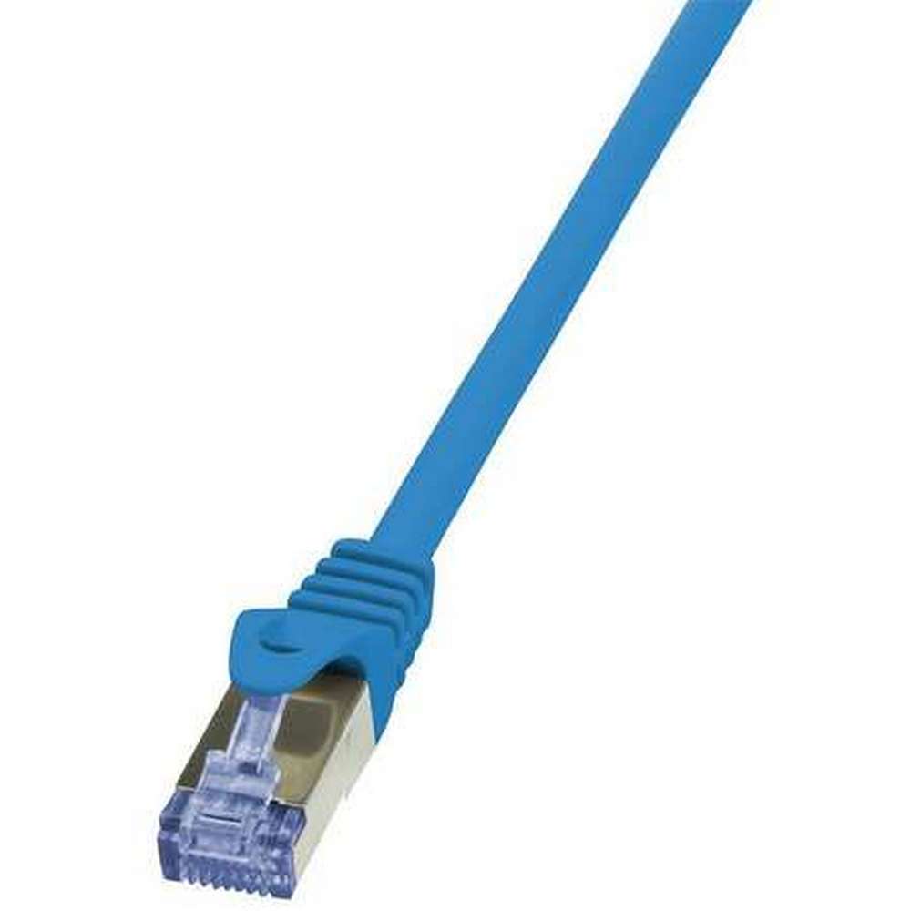 Patchcord S/FTP Cat 6A, 1 Metru, Albastru, SFTP6A-1M-B, SAFER