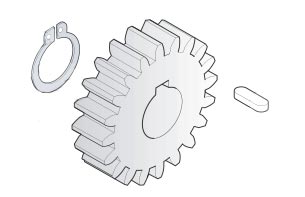 Pinion de exterior pentru automatizare poarta culisanta Life ACER 600, 800,1200, 5RI2550000