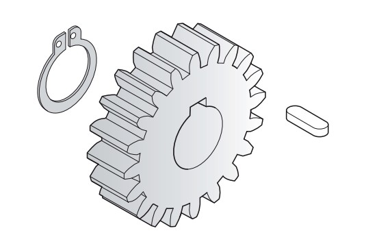 Pinion pentru automatizarea de poarta culisanta Life ACER 400, 5RI2560000