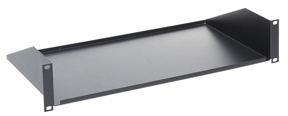 Raft fix pentru RACK 19 inch Eprado, inaltime 2U, adancime 255 mm, pentru dulapuri RACK cu adancime 280-1000 mm, SHELF P19-2U/255