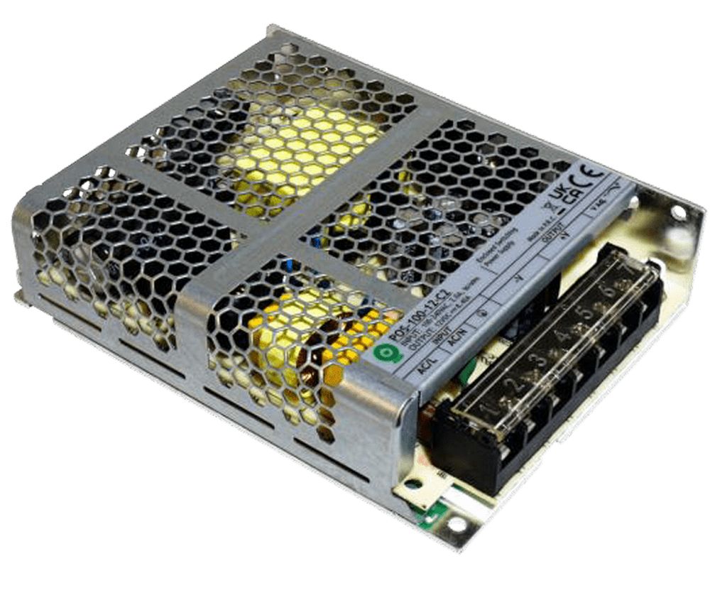 Sursa de alimentare in comutatie, 8.4 A, 12 V, eficienta 85%, POS Power, POS-100-12-C2