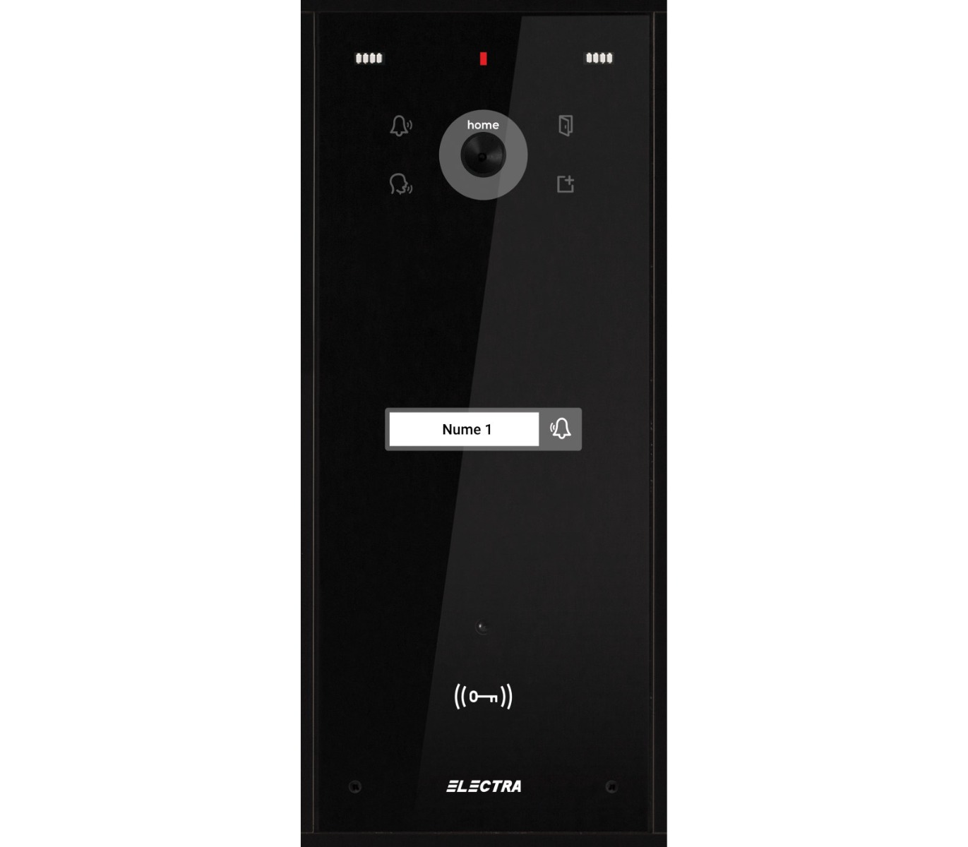 Post exterior videointerfon, 1 familie, negru, montaj aparent, Electra VPH.01S03.ELBTL