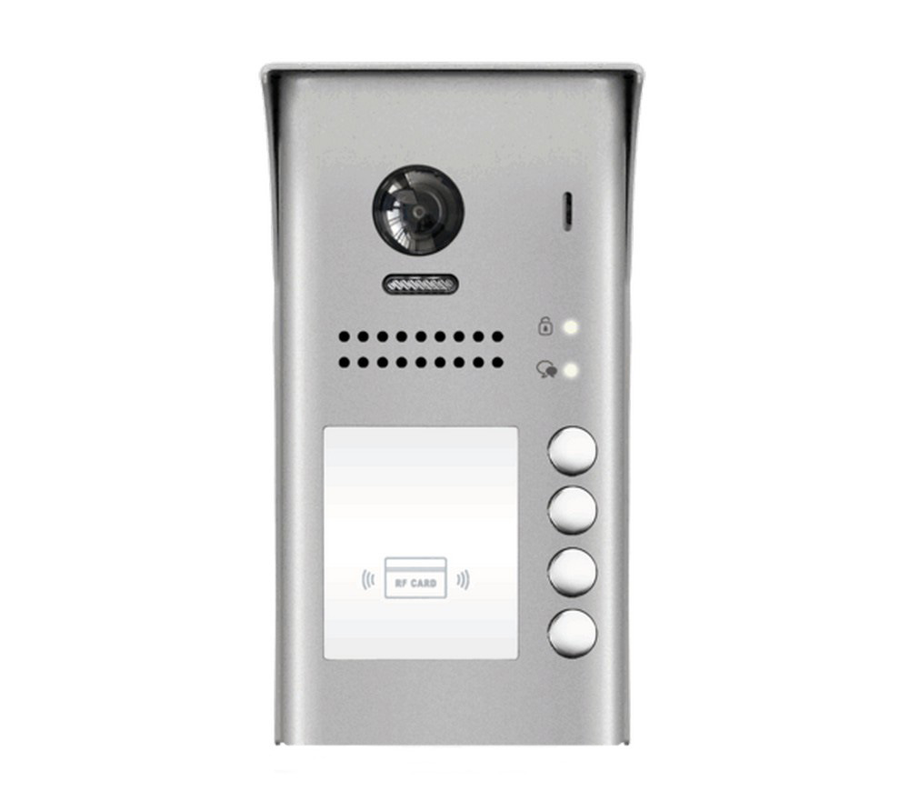 Post de exterior pentru videointerfon, 2 MP, lentila Fisheye, unghi vizual 170°, conexiune pe 2 fire, DT607-ID-S4(v2)