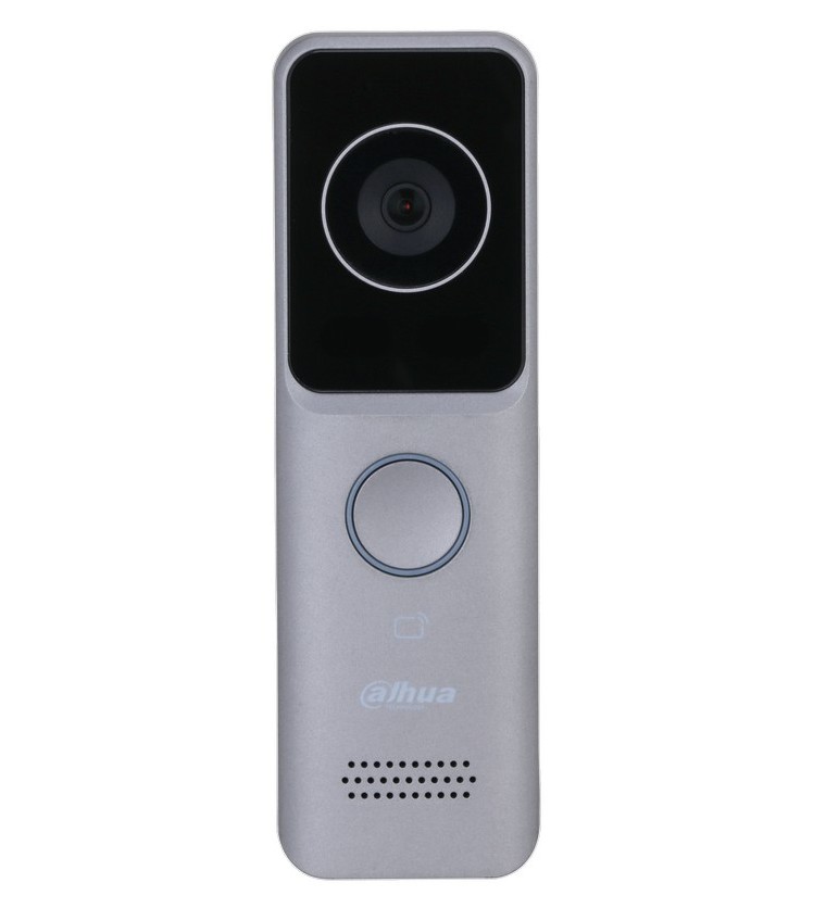 Post de exterior pentru videointerfon IP Dahua, Wi-Fi, camera 2MP cu IR, deblocare de pe telefon, card sau monitor, VTO2311R-WP