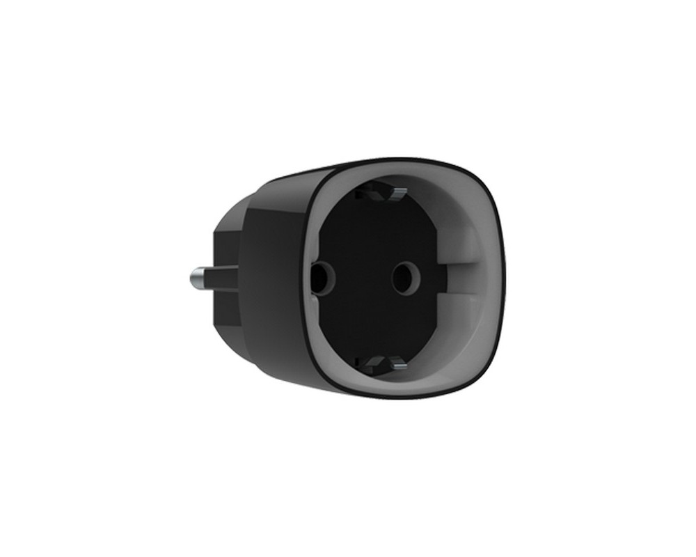 Priza inteligenta cu monitorizare, wireless, 2500W, neagra, AJAX SOCKET BL