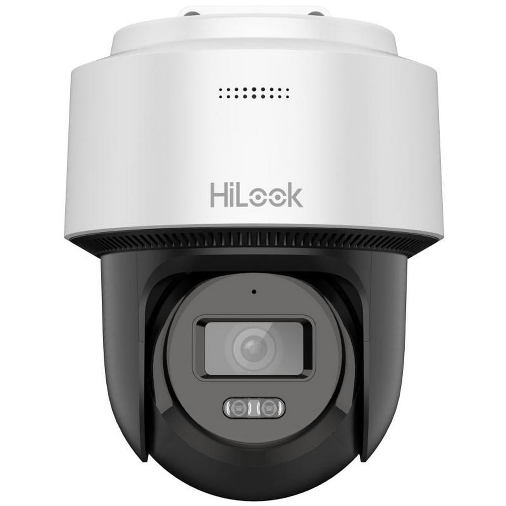 Camera supraveghere IP PT Hikvision HiLook PTZ-N2C200M-DE(2.8mm)(B), 2MP, 2.8mm, Smart Hybrid Light, Audio, slot microSD, PoE, IP66
