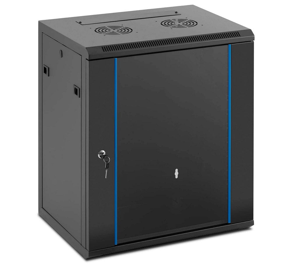 Rack 12U, 19', Negru 600X600mm, montaj pe perete, SAFER, RACK12U6060