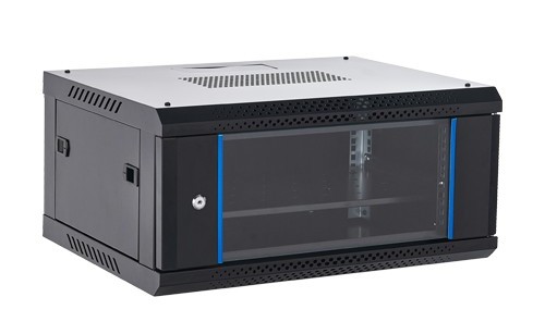 Rack de perete 4U, 19 inch, 600x450, capacitate 60kg, negru, ASYTECH Networking ASY-4U-6045WL