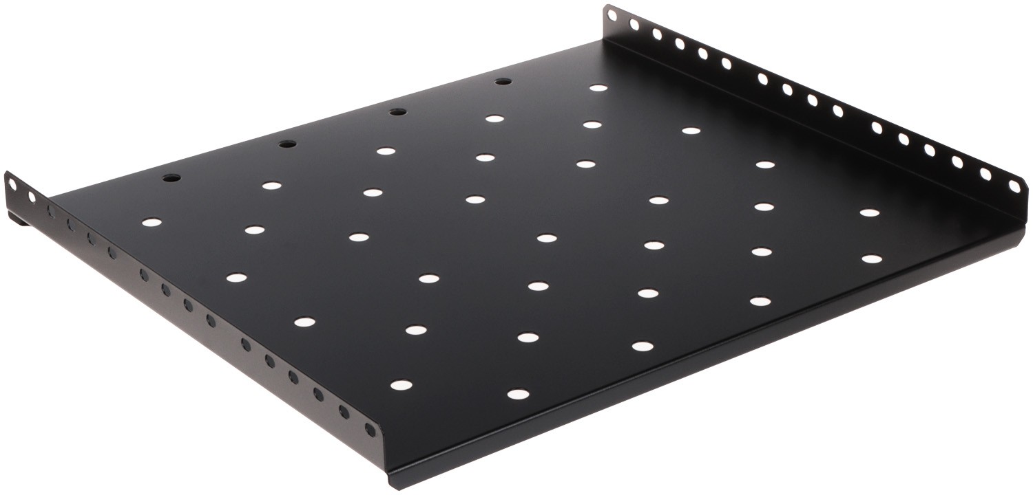 Raft fix pentru dulap RACK 19 inch Eprado SHELF P19F/425, adancime 425 mm, fixare in 4 puncte, compatibil cu dulapuri RACK de 600 mm