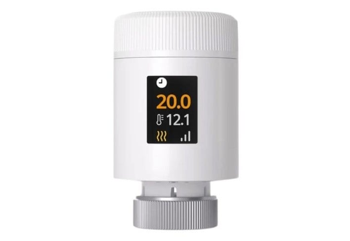 Robinet termostatic inteligent Sonoff SON-TER-TRV-ZBT, Zigbee, BLE, ecran IPS, programare, detectie geam deschis, M30x1.5mm