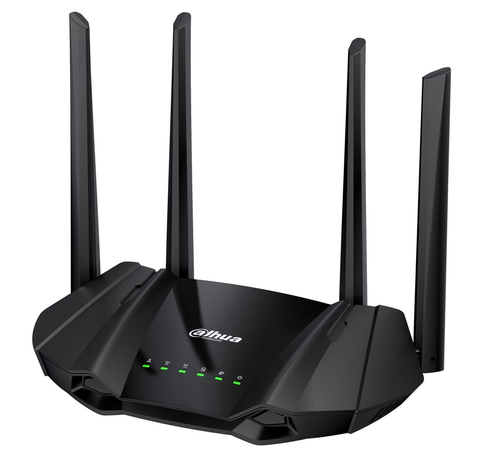 Router wireless Dual-band, 1.5 Gbps, Tehnologie MU-MIMO, Indicatoare LED, Dahua DH-AX15M
