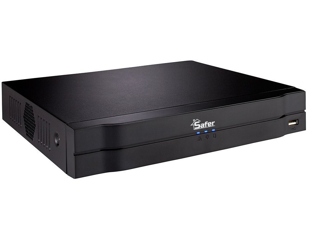 DVR 8 canale rezolutie pana la 8 MP 4K, Functii AI, SMD, Face recognition, Audio prin HDCVI, Safer SAF-5108KL-i3