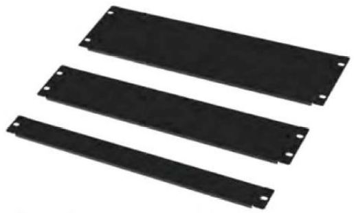 Panou metalic de obturare pentru rack, 1U, standard 19 inch, negru, Safer SAF-BLINDPANEL1U