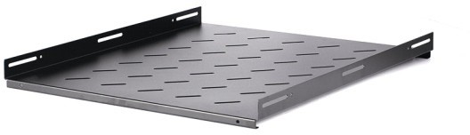 Tava fixa pentru rack de podea de 1000mm, 470x x650x 48mm, capacitate 90kg, negru, Safer SAF-FIX650-RK1000FLOOR