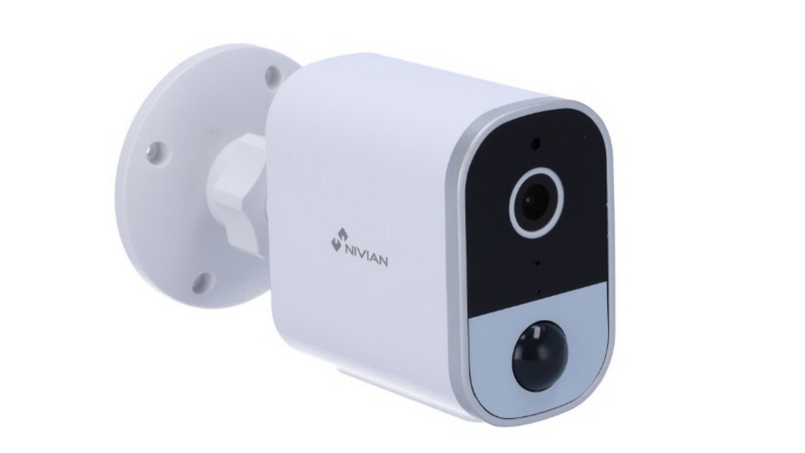 Camera supraveghere IP wireless pe baterii, 2MP Full HD, functii AI, IR 8m, PIR, audio bidirectional, slot microSD, Tuya, Nivian SAF-IPC-04-BAT