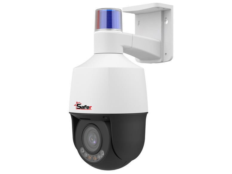 Camera supraveghere IP Safer, PTZ, 2MP, IR 50m, zoom optic 5x,audio bidirectional, slot microSD, LightHunter, IP66, PoE, SAF-IPCPTZ2MP50F27135-DL(U)