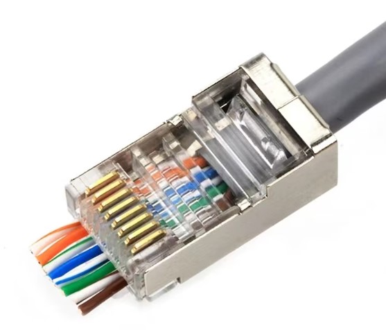 Conector ecranat Rj45 CAT5E, RJ45HOLE