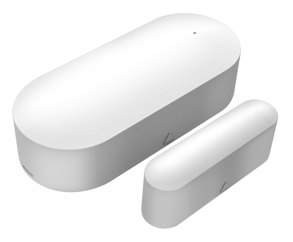 Senzor de tip Contact magnetic inteligent, pentru usa / geam / sertar, Wi-Fi, Compatibil cu aplicatia Tuya, cu baterii, RH-ACS02