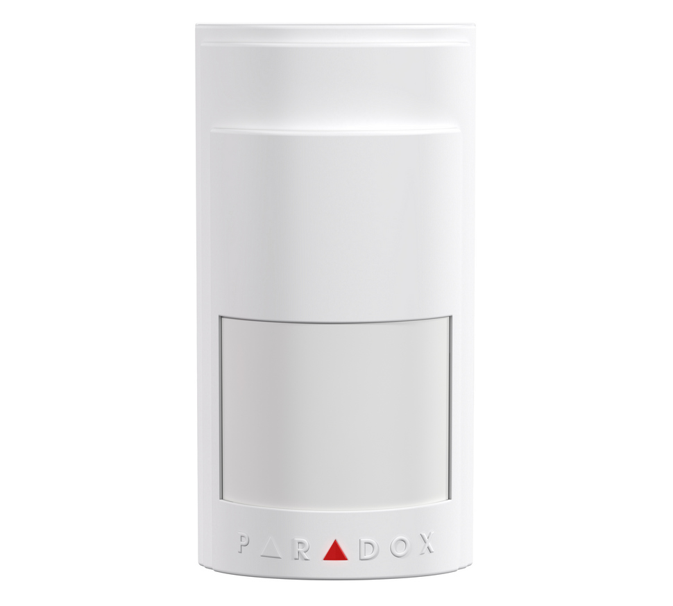 Detector de miscare, PIR, wireless, 868MHz, cu imunitate la animale, economisire a energiei, Paradox PMD2P-868MHZ