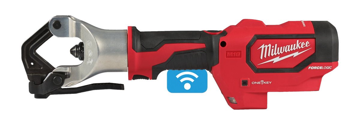 Sertizor fara bacuri M18 Force Logic Milwaukee, cap rotativ, pana la 90 de sertizari, 4933471949