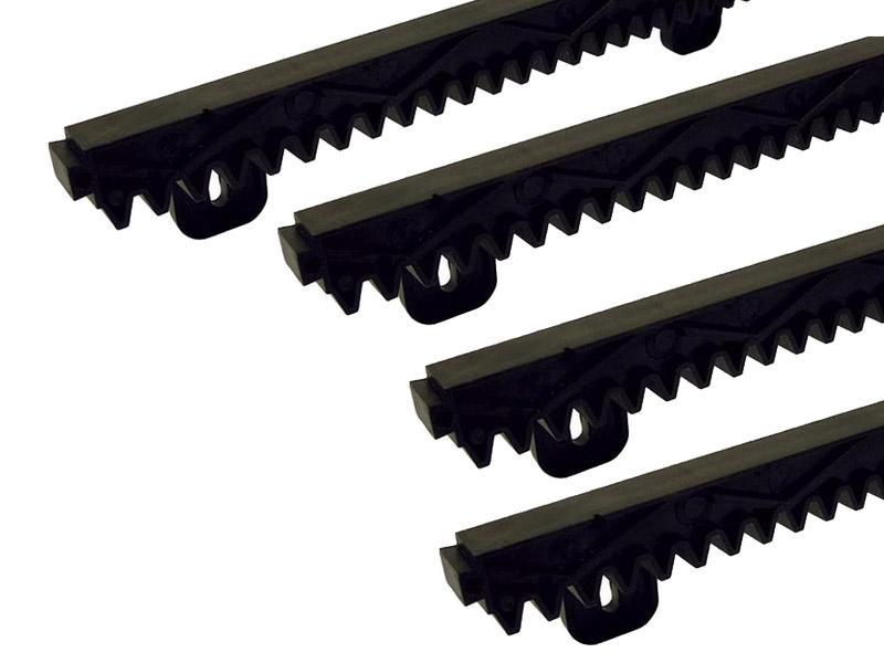 Set 4 cremaliere insertie metalica
