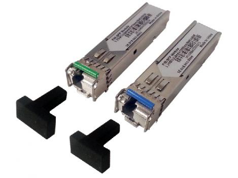Set adaptoare SFP Gigabit distanta 20Km Single mode UOF2201BS