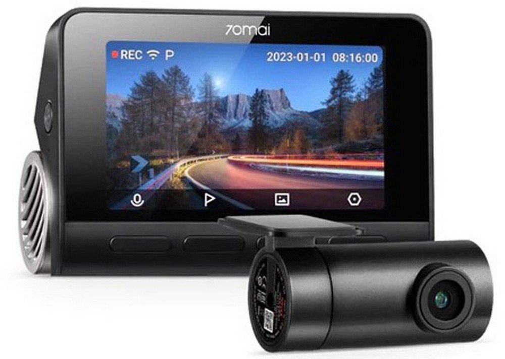 Set Camera Auto 70mai Dash Cam 4k A810 Dual Channel Si Camera Spate 70mai Rc12