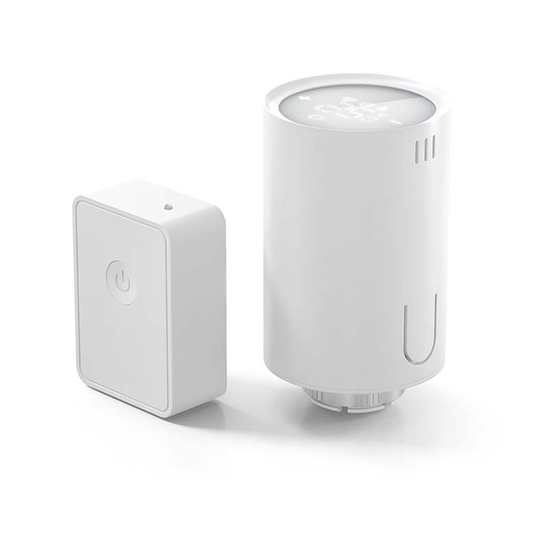 Set cap termostatic cu hub calorifer, Meross MTS150HHK compatibil cu Alexa si Google Home