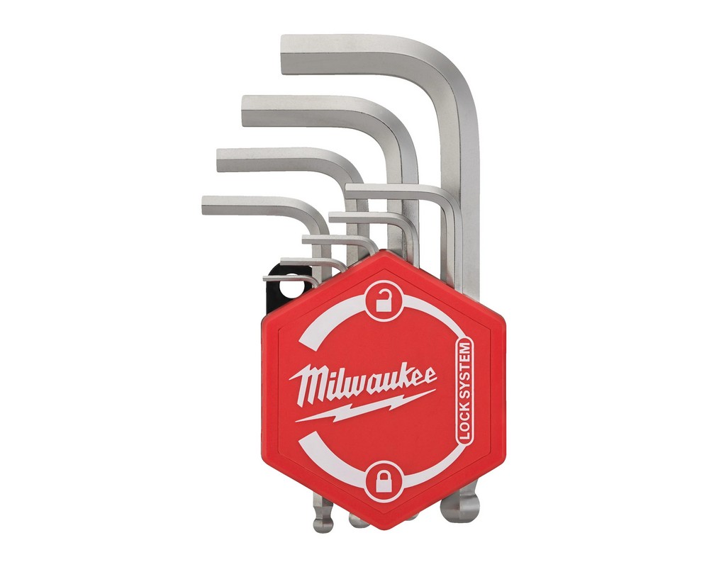 Set chei imbus hex compacte Milwaukee, 9 bucati, 1.5-10mm, 4932492399