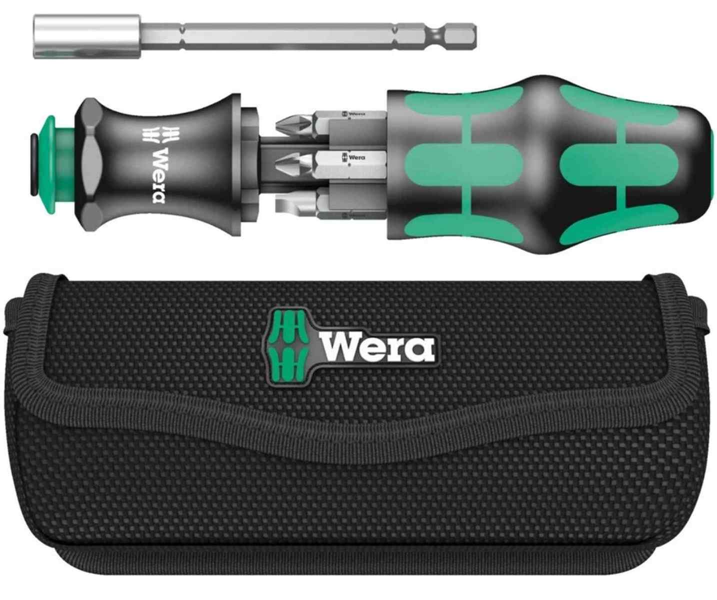 Set surubelnita cu biti Wera Kraftform Kompakt 28, 6 piese, lama telescopica retractabila, cu husa, 5134491001