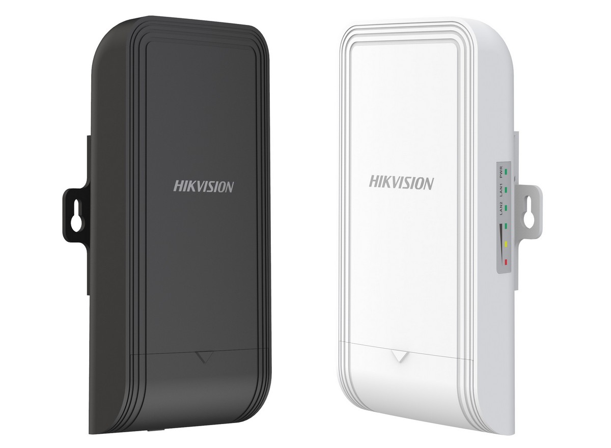 Set wireless emitator si receptor Hikvision DS-3WF0BC-2NT, distanta 200m, 2x2 antena MIMO, IP55