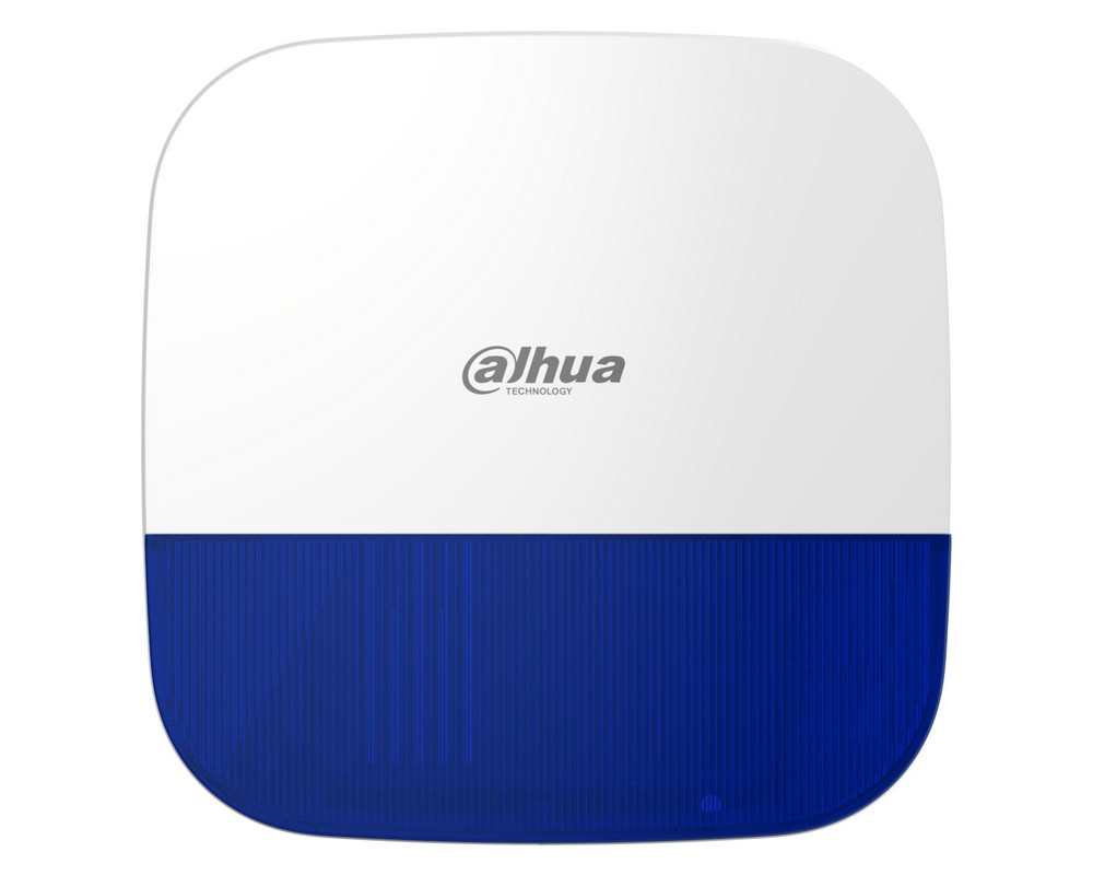 Sirena wireless de exterior Dahua, 12VDC, 110dB, IP65, ARA13-W2(868)BLUE