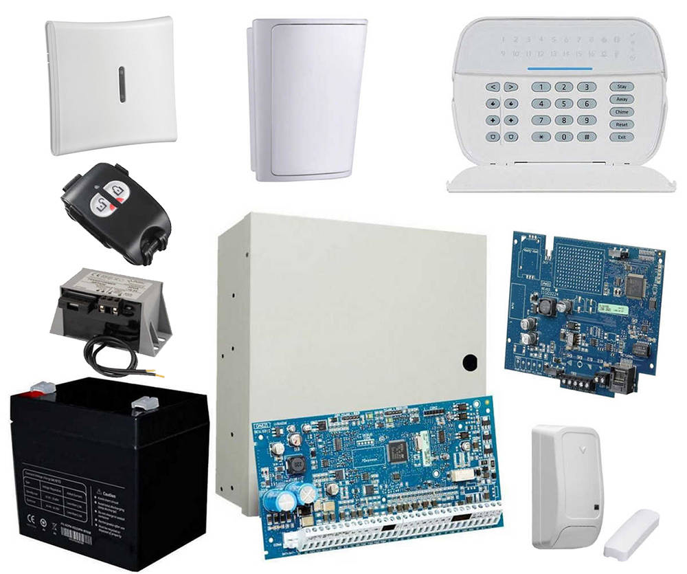 Sistem de alarma hybrid 2 zone wifi de interior cu comunicare TCP/IP, DSC NEO, NEOKIT2TCP-W