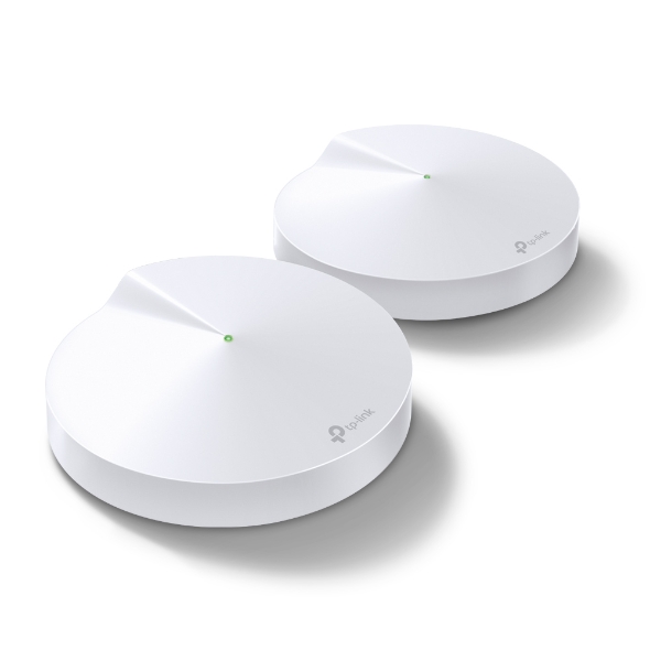 Sistem Mesh cu 2 extendere WiFi Tp Link DECO M5, Gigabit, antivirus si control parental, DECO M5(2-PACK)