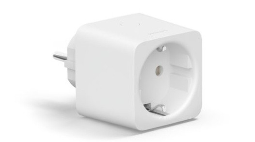Priza inteligenta Philips Hue Smart Plug 8719514342309, 2300W, Bluetooth, Zigbee, control prin aplicatie, compatibila Hue Bridge, alb - Imagine 1