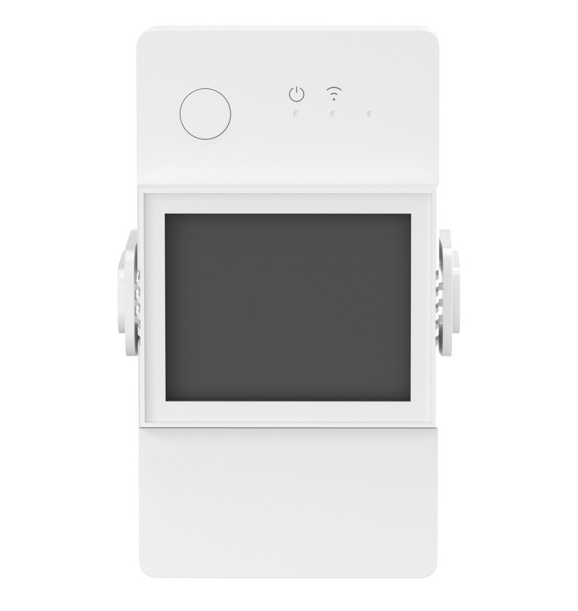 Releu Smart cu contor de putere, 20A, Wi-Fi, afisaj LCD, control prin aplicatia mobila, Sonoff, POWR320D
