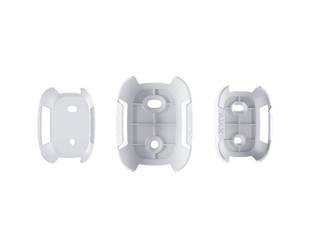 Suport buton / buton dublu, alb, AJAX Holder DoubleButton WH