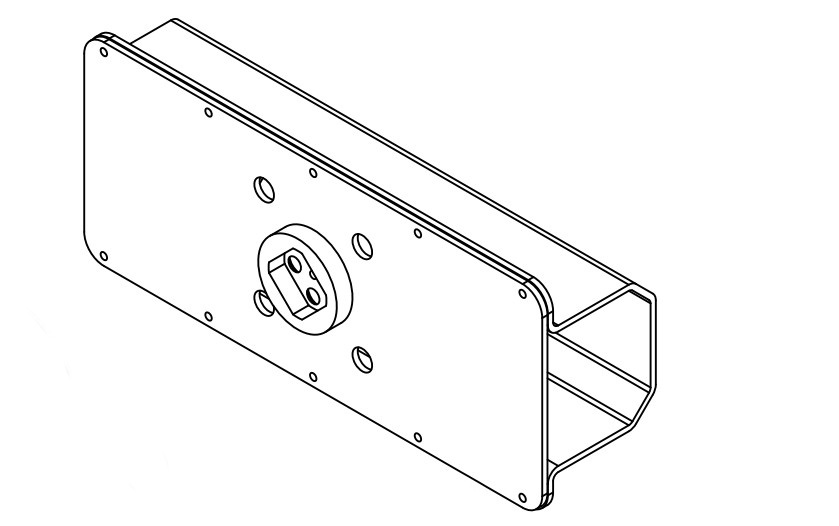 Suport pentru capat bariera Comunello LIMIT 800, RG30730R