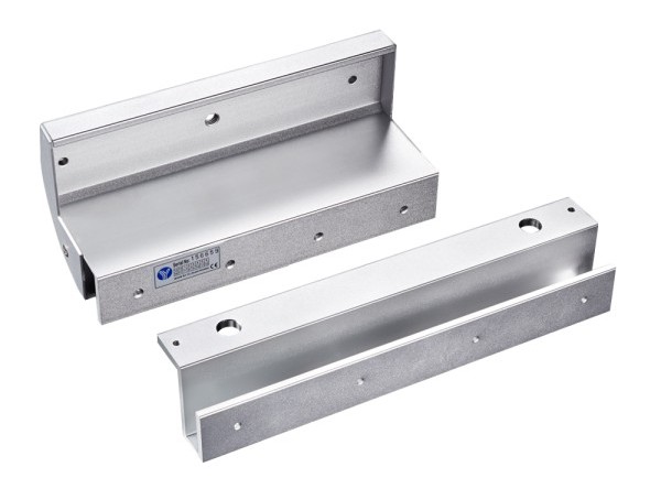 Suport GZ compatibil cu electromagnetii YM-280N, montare pe usi de sticla, MBK-280NGZ