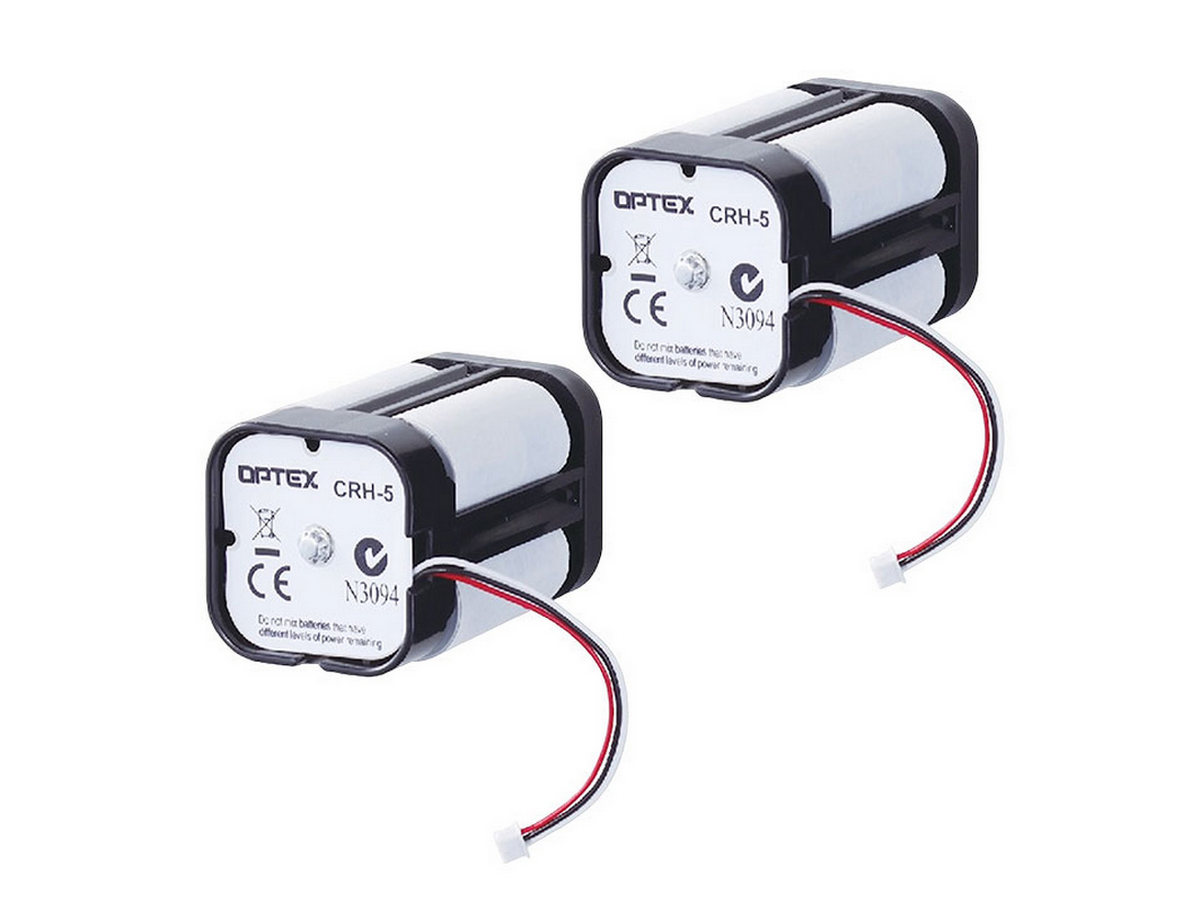 Suport pentru 4 baterii CR123A compatibil cu barierele IR SL-100/200TNR, set de 2 bucati, Optex CRH-5