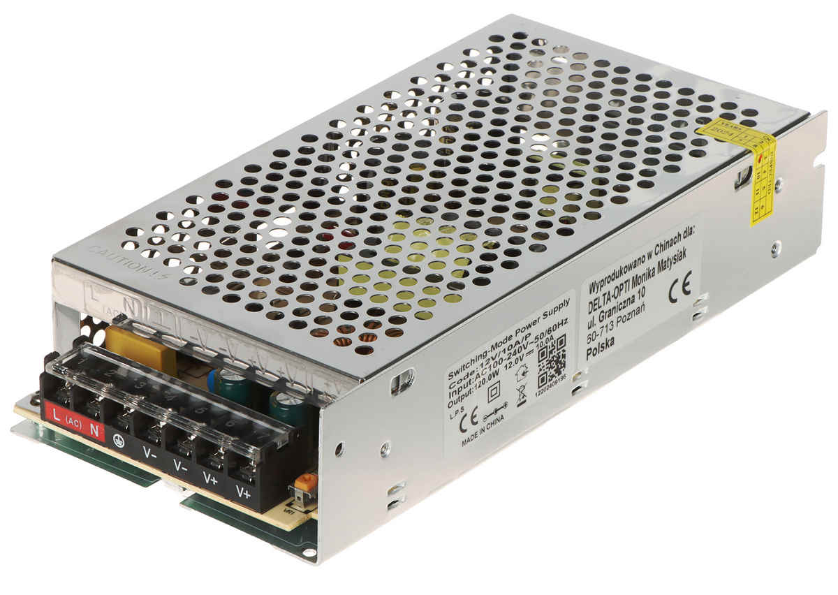 Sursa de alimentare in comutatie, 12V, 10A, 120W, Safer TS-12V10AP