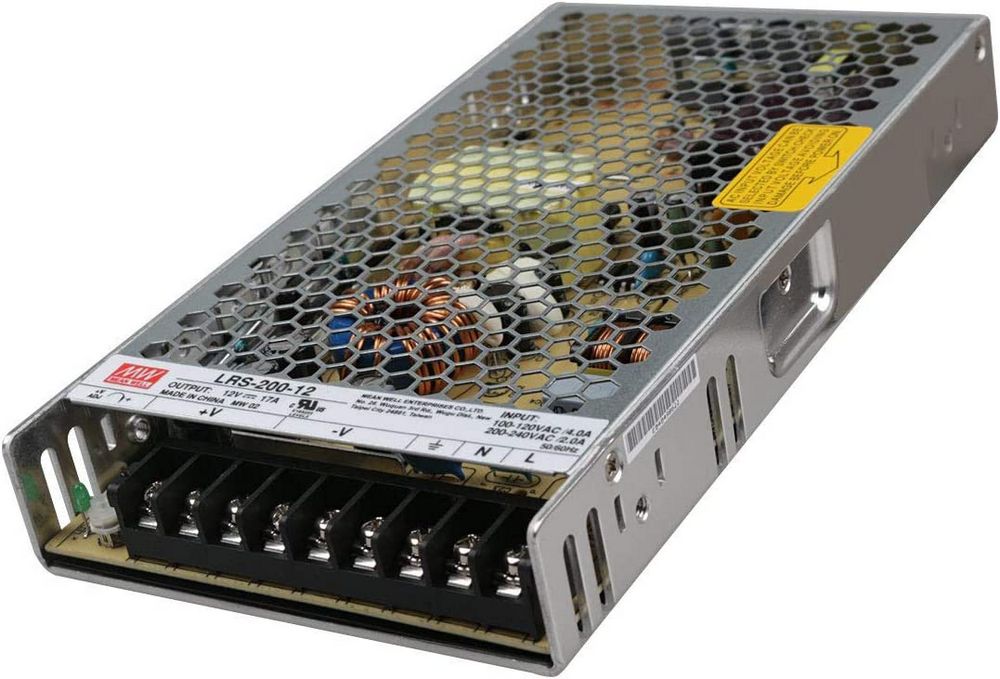 Sursa de alimentare in comutatie, 12V, 17A, Mean Well, LRS-200-12