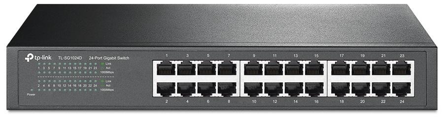 Switch 24 canale gigabit rackabil TP-Link TL-SG1024D