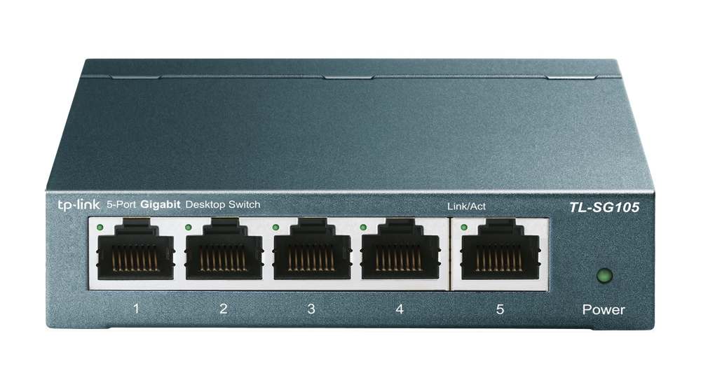 Switch 5 porturi, Gigabit, 1000Mbps, fara management Tp-link TL-SG105