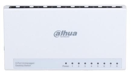 Switch 8 porturi 100MB/s Dahua PFS3008-8ET-L