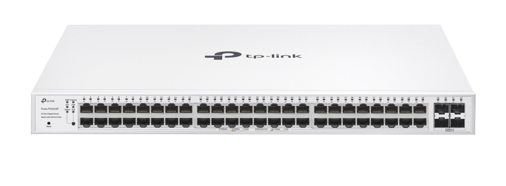 Switch 52 porturi Gigabit Tp-Link Festa FS352GP, 48 porturi PoE+, 384W, management centralizat